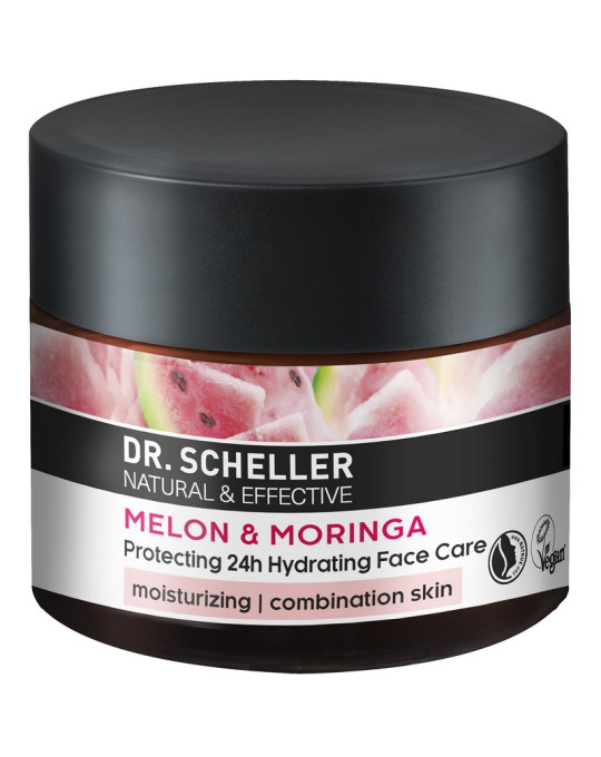 Dr Scheller Защитен хидратиращ 24-часов крем с Диня и моринга за смесена кожа
